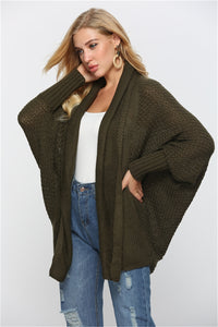 Angel Wings Open Front Batwing Sleeve Cardigan